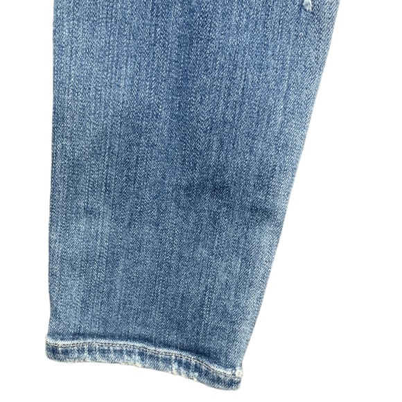 Agolde Women Sophie High Rise Distressed Skinny Jeans Size 25 Blue Stretch Denim - Picture 15 of 16